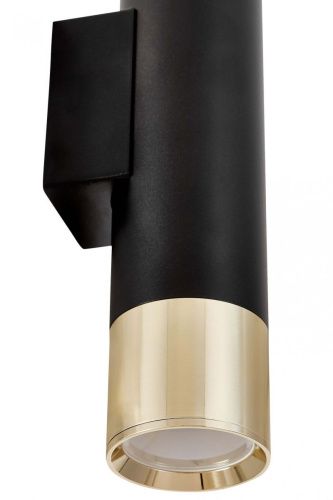 Светильник настенный Lampit Lineo (Линео) LDW 1101-2 BK+GD - фото 4