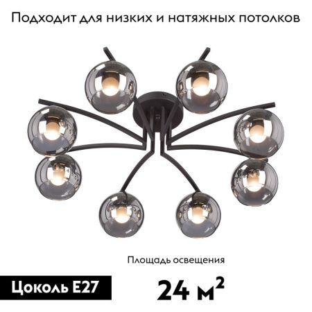 Люстра потолочная Vitaluce V4285 V4285-1/8PL