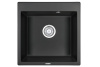 Кухонная мойка Granula 5102, ТУРМАЛИН 51х52 цвет черный поверхность матовая