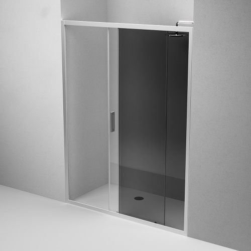 Душевая дверь Am.Pm Gem W90G-150-1-195MG 150х195 стекло прозрачное профиль хром матовый - фото 5