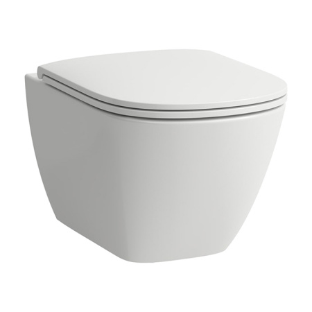 Чаша унитаза подвесная Laufen LUA 8.2008.0.000.000.1 цвет белый без сиденья безободковая каскадный смыв