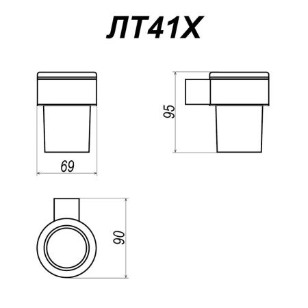 Стакан Altasan Лотос ЛТ41Х
