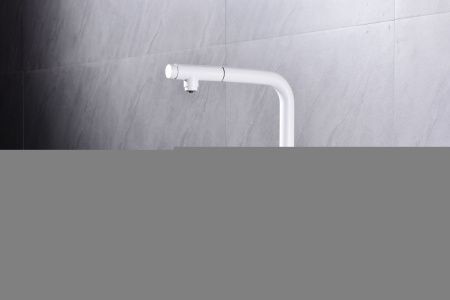 Смеситель для кухни Paulmark URBAN Ur213104-WH на мойку белый