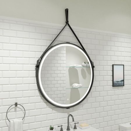 Зеркало Continent Millenium Black ЗЛП1798 80х80 подвесное