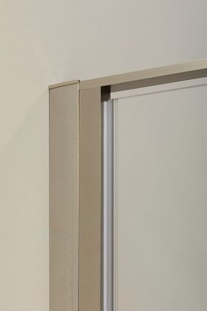 Душевая дверь Allen Brau Priority 3.31005.BA 100х200 стекло прозрачное профиль серебро