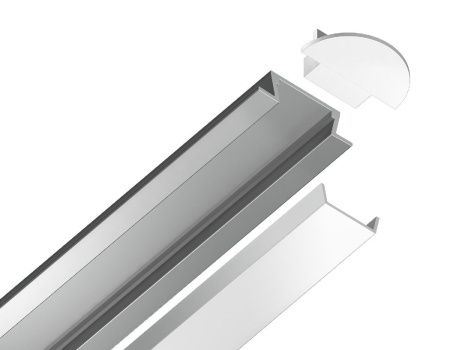 Алюминиевый встраиваемый профиль Ambrella Light Alum Profile (Алум Профиле) GP1001AL