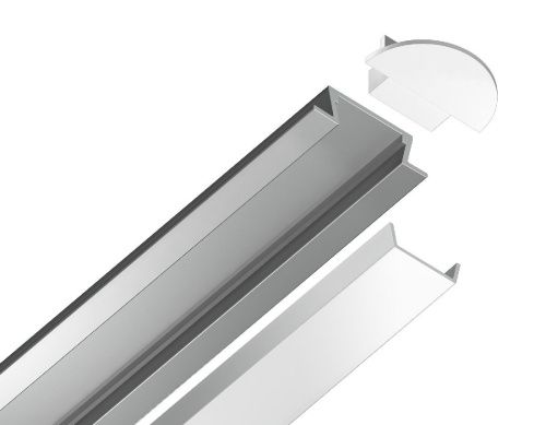 Алюминиевый встраиваемый профиль Ambrella Light Alum Profile (Алум Профиле) GP1001AL - фото 3