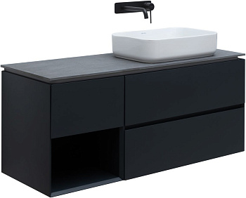 Тумба под раковину Allen Brau Infinity 1.21007.AM 119х46х51 подвесная цвет черный