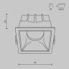 Светильник встраиваемый Maytoni Technical Alfa LED DL043-01-15W3K-D-SQ-WB