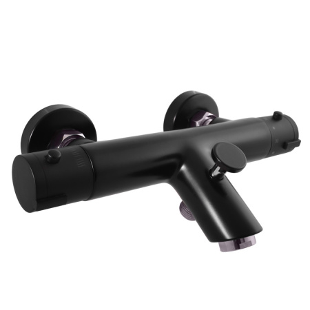 Смеситель для ванны и душа TRM54.5CMATC настенный черный