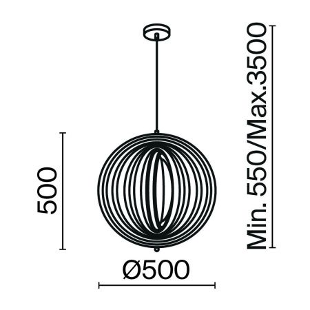 Светильник подвесной Maytoni Roots Modern MOD197PL-01W1