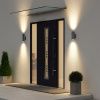 Уличный настенный светильник Escada Biotit (Биотит) 30015W/02 Black