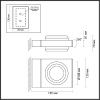 Уличный настенный светильник Odeon Light Vart (Варт) 6654/6WL