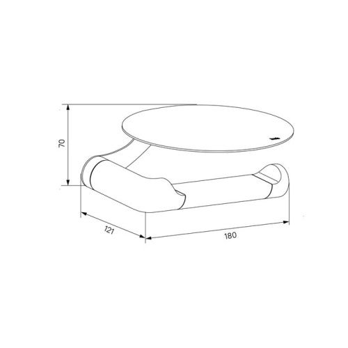 Бумагодержатель IDDIS Noa NOAWT00i43 - фото 2