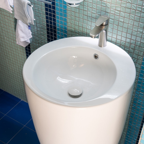 Раковина Melana 50 см B133-805 напольная цвет белый - фото 4