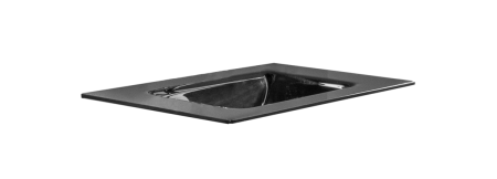 Раковина стеклянная Armadi Art NeoArt 852-080-B 81х52 полувстраиваемая цвет графит 1 отверстие под смеситель