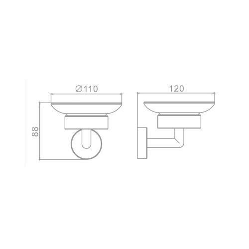 Мыльница Raglo R320.02.33 - фото 2