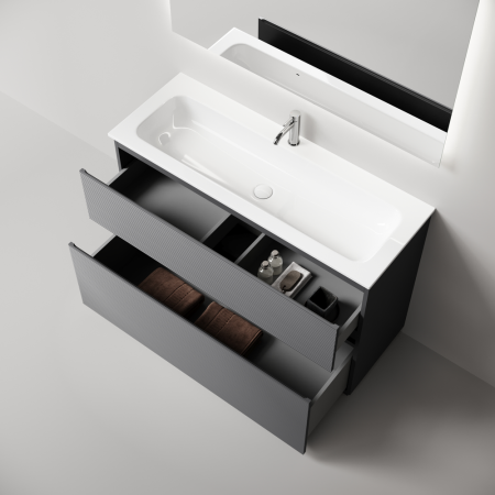 Тумба под раковину Sancos FOLK Floor FL120FGS 120х40 напольная цвет серый