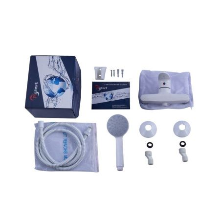 Смеситель для ванны и душа Plstart PL2005-8 настенный белый