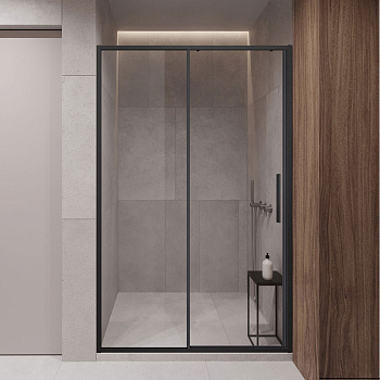 Душевая дверь Vincea Slim-U VDS-2SU120CLB 120х200 стекло прозрачное профиль черный