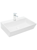 Раковина из сантехнического фаянса WeltWasser WW SK 10000003864 60х40 подвесная цвет белый 1 отверстие под смеситель