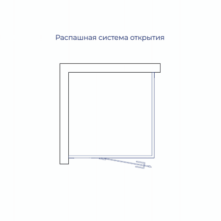 Душевой уголок RGW Stilvoll (Стилвол - На стиле) 353203000-21 100х100 стекло матовое профиль хром без поддона