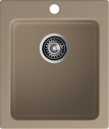 Кухонная мойка Granfest Praktik P-505 песочный 51х43 цвет бежевый поверхность матовая
