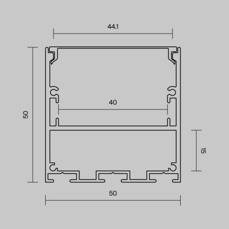 Алюминиевый профиль накладной Maytoni Led Strip 633009
