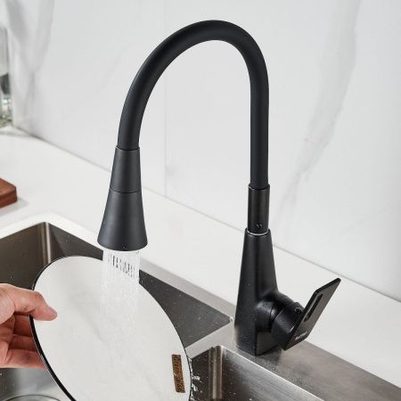 Смеситель для кухни Raffine F313H-3 на мойку черный