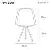 Настольная лампа ST Luce Pandora (Пандора) SL6127.304.01