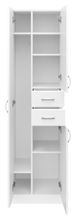 Шкаф-пенал Misty Пеналы Э-05050-011 50х190 напольный цвет белый