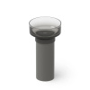 Раковина керамическая Dea Design Pedestal Basin DD2023 480 R4 50х50 напольная цвет черный без отверстий под смеситель