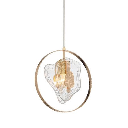 Светильник подвесной Delight Collection Cowley (Цовлеы) P60669-1 gold/clear