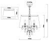 Светильник подвесной Vele Luce Zoom 493 (Зоом 493) VL10122P08