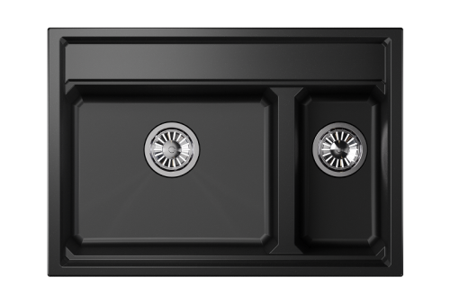 Кухонная мойка Granula Kitchen Space 7302, ШВАРЦ 73x51 цвет шварц - фото 3