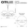 Люстра подвесная Citilux Sherman (Схерман) CL436152