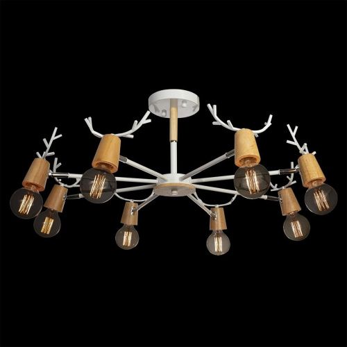 Люстра на штанге Loft It SVEN 10024/8 White - фото 2