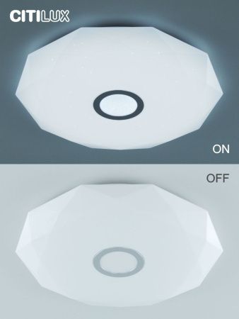 Люстра потолочная Citilux Диамант Смарт CL713A80G