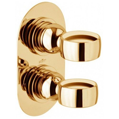 Смеситель для ванны и душа Webert Opera OA860101010 встраиваемый в стену золото - фото 2