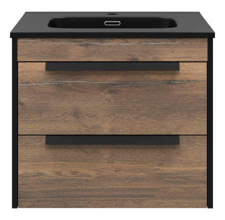 Тумба под раковину Brevita Monsour MON-09060-0102Я 60х50 подвесная цвет коричневый