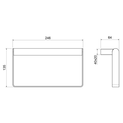 Полотенцедержатель Timo Luiro 18550/18 - фото 2 Полотенцедержатель Timo Luiro 18550/18 - фото 2
