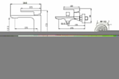 Душевой гарнитур Orange Lutz M04-311b настенный черный