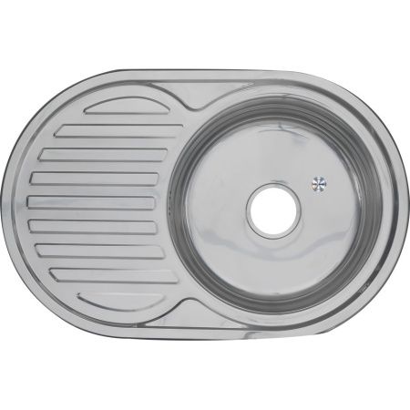 Кухонная мойка Melana 122 ta (*15) 75х50 цвет хром поверхность полированная