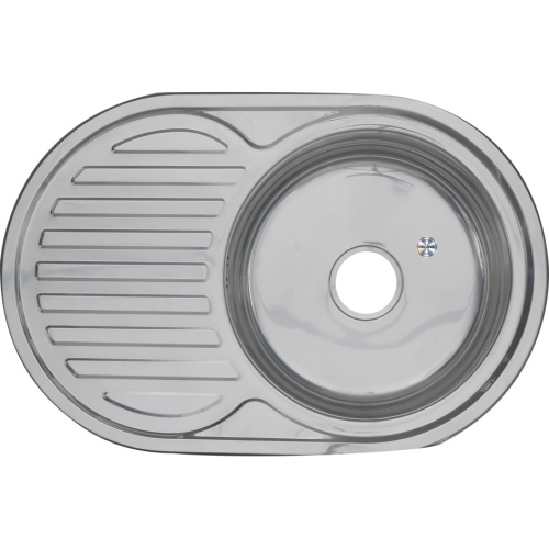 Кухонная мойка Melana 124 tb (*12) 77x50 цвет хром - фото 3