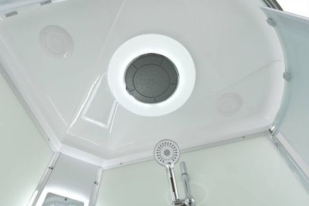 Душевая кабина AvaCan EM EM5811LLED 110х80 асимметричная с крышей ориентация левая