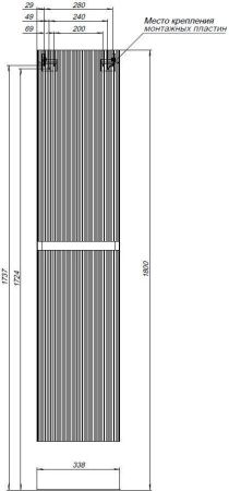 Шкаф-пенал Aquanet Альтера 00337158 30х160 подвесной цвет белый