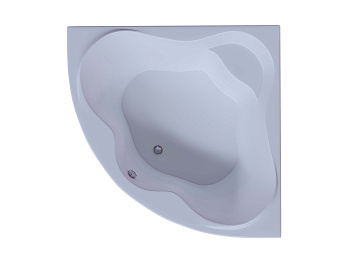 Ванна акриловая Aquatek Галатея GAL135-0000022 135х135 угловая четверть круга с каркасом без ручек Ванна акриловая Aquatek Галатея GAL135-0000022 135х135 угловая четверть круга с каркасом без ручек