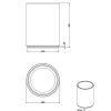 Ведро для мусора Gessi Origini 45590#031