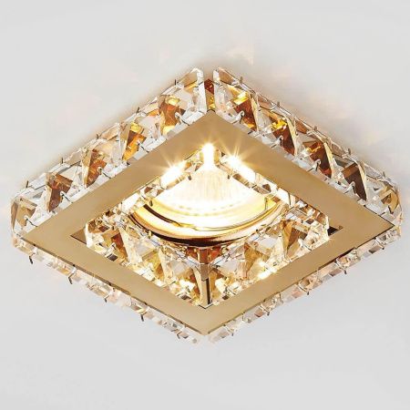 Светильник встраиваемый Ambrella Light Crystal (Црыстал) K110 CL/G