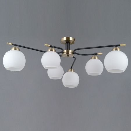 Люстра потолочная Illumico IL0638-6CSQ-24 AB BK LIBRA